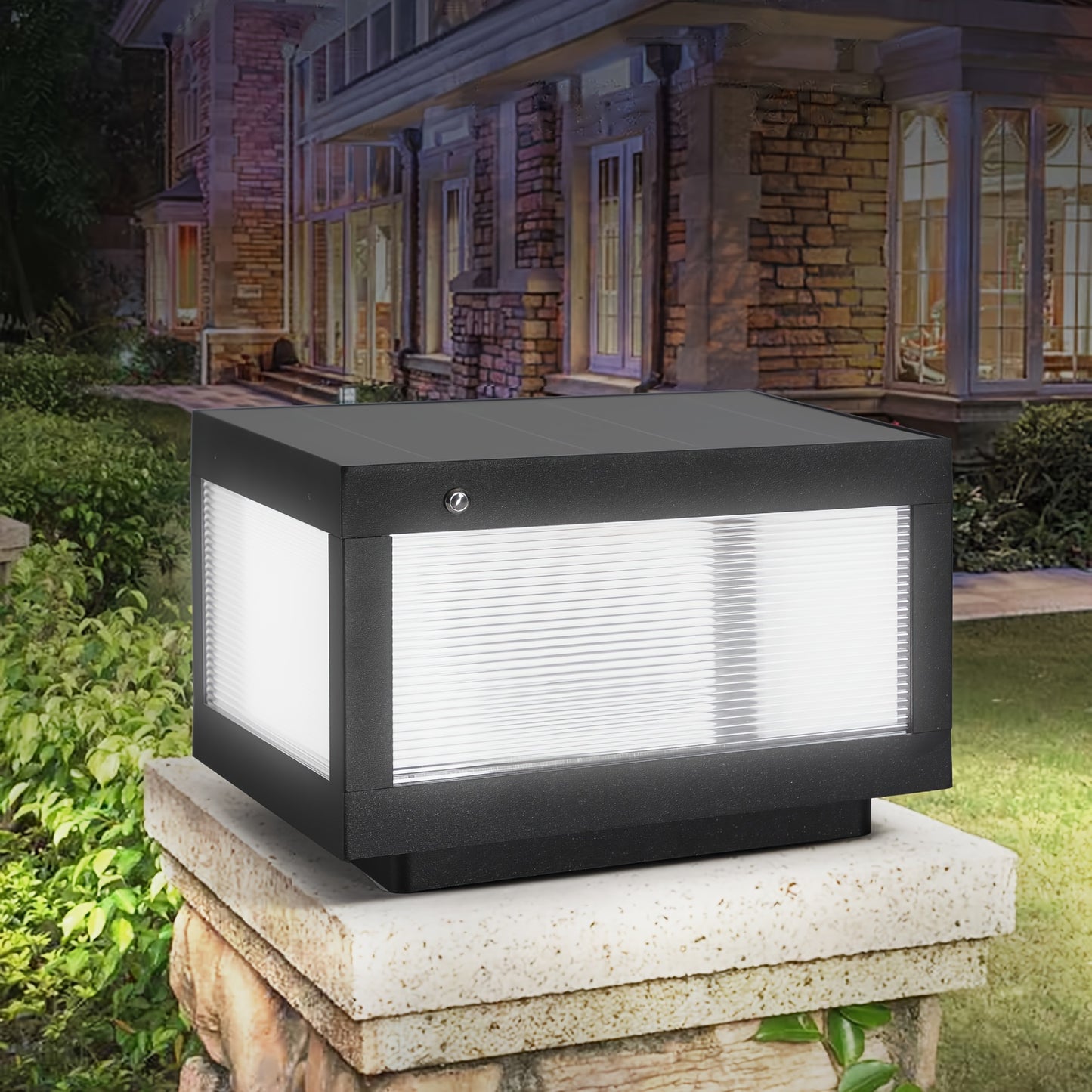 Kaixinbaba, Landscape Solar Lights Are 100% Solar Powered, Outdoor Solar Lights Are Waterproof And Suitable For Gardens, Courtyards, Doorways And Other Lighting Decorations, 2 Pack