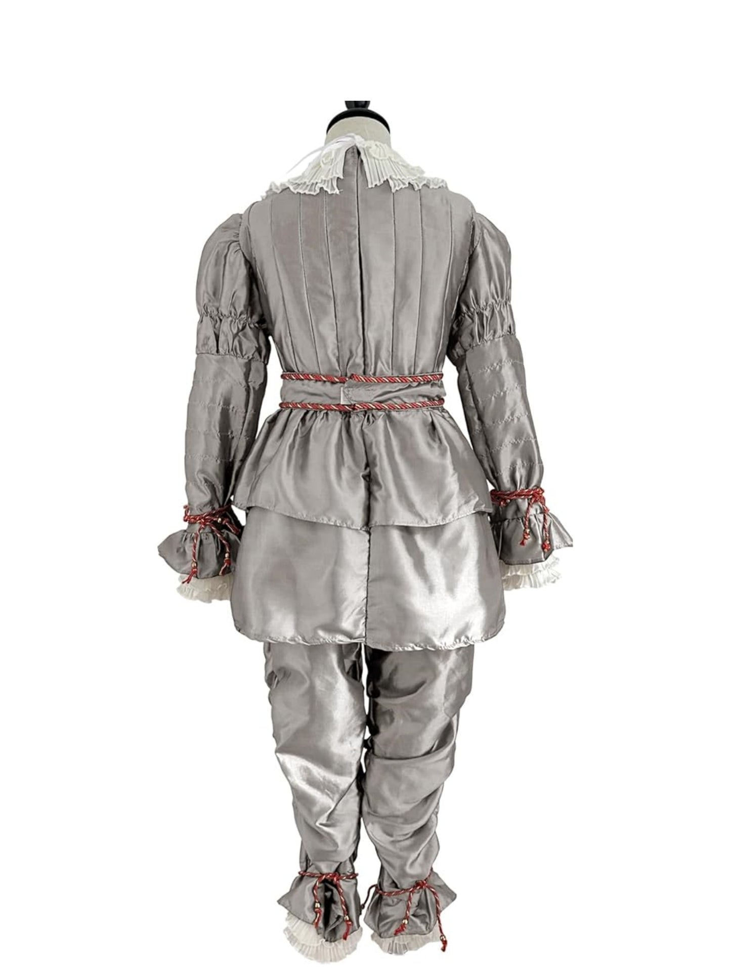 Children's Joker Halloween Role Playing Costume - Luxury Halloween Horror Joker Costume Horror Makeup Role Playing Costume Silver