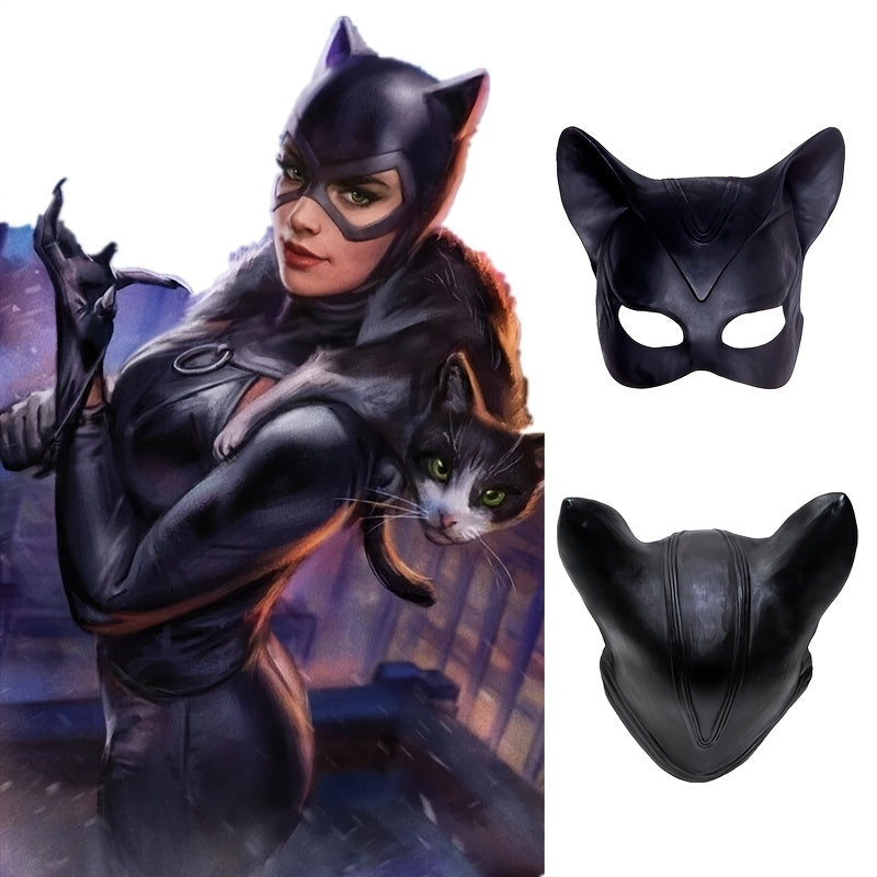 Halloween Sexy Leather Mask Cosplay Costume Mask Super Hero Cosplay Accessories