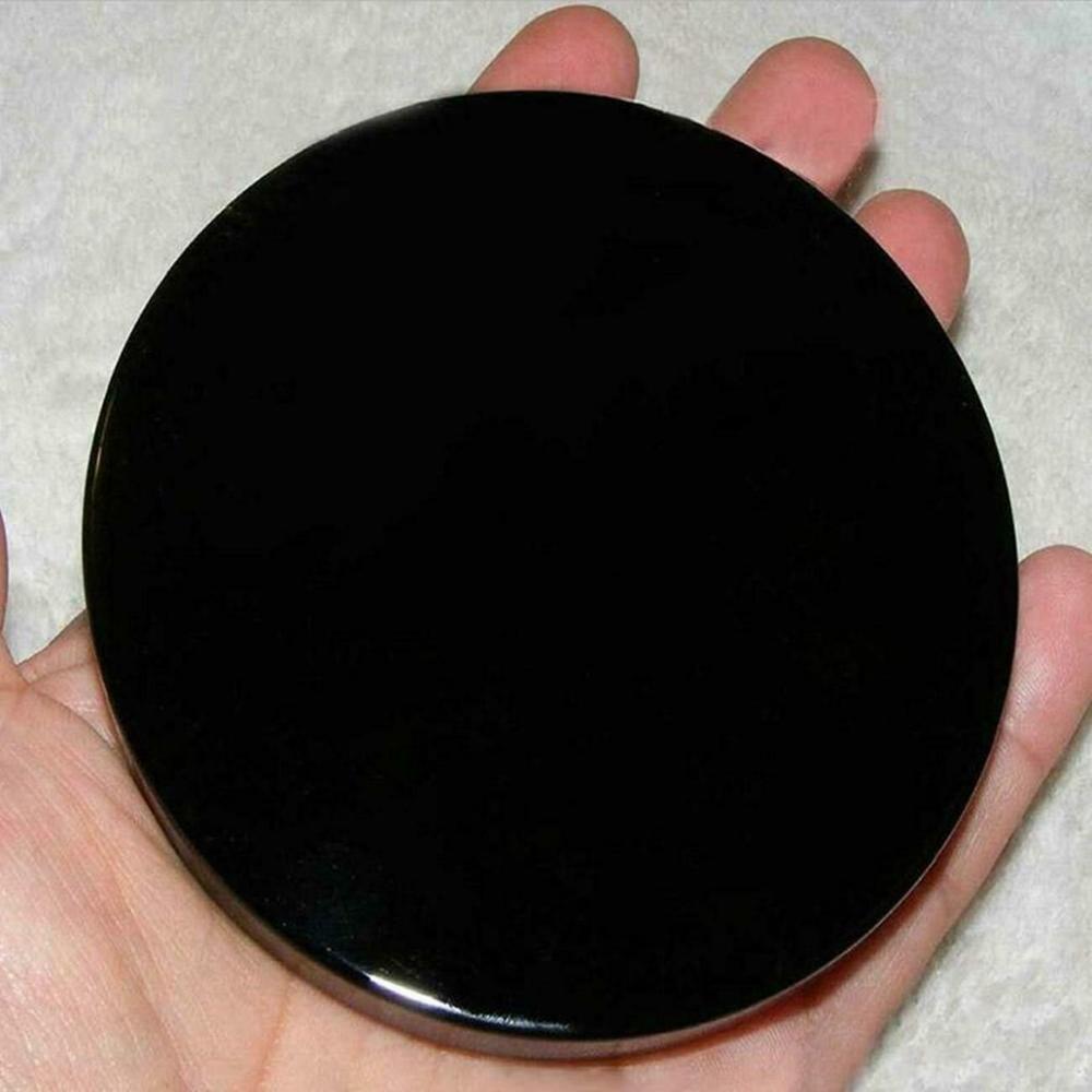 Natural Crystal Stone Obsidian Mirror